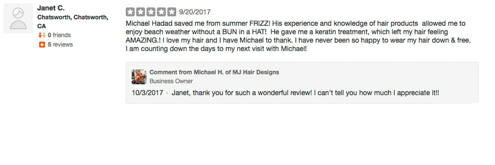 Mj Hair Designs 14252 Ventura Blvd Sherman Oaks 818 783 0084
